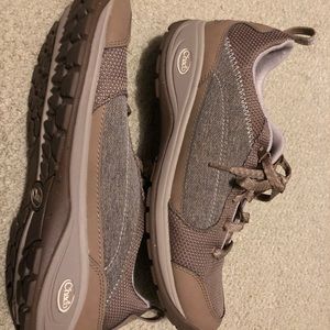 Chaco Kanarra hiking shoes.